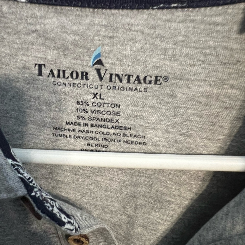 Tailor Vintage Men’s Shirt - Picture 2 of 7